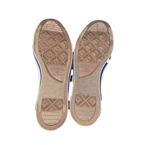 Vintage Converse Chuck Taylor All Star Blue Slip-On Canvas Shoes Men’s 11 - Picture 7 of 9